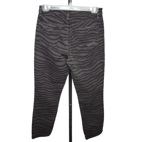 J Brand  Ruby High Waisted Zebra Distressed Jeans Size 27 - Picture 7 of 8